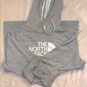 Gray The North Face sweatshirt